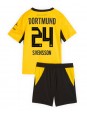 Otroški Nogometna dresi replika Borussia Dortmund Daniel Svensson #24 Domači 2026-27 Kratek rokav (+ hlače)